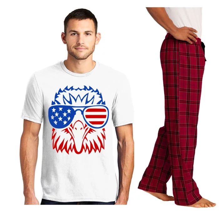 Patriotic Eagle USA American Flag Pajama Set