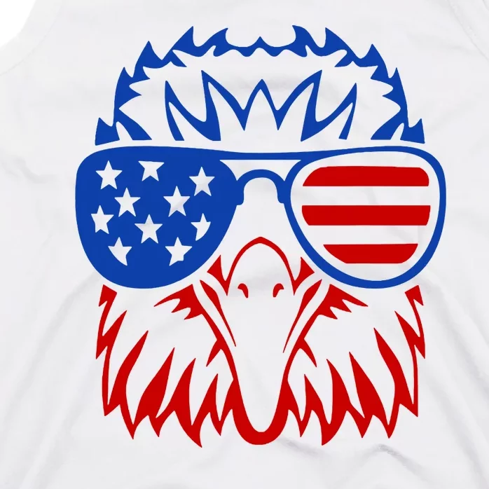 Patriotic Eagle USA American Flag Tank Top