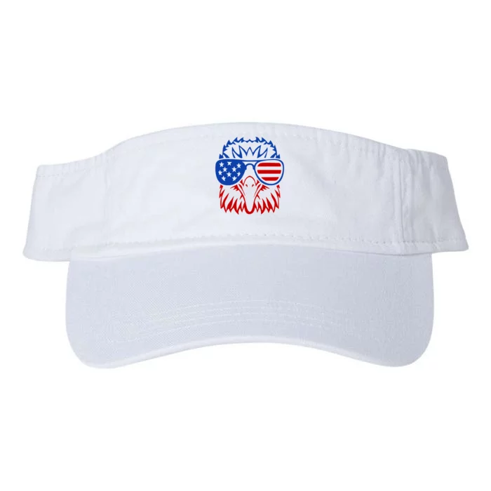 Patriotic Eagle USA American Flag Valucap Bio-Washed Visor