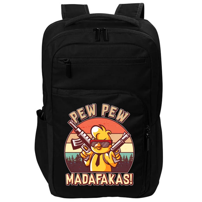 Pew Pew Madafakas Chick Chicken Impact Tech Backpack