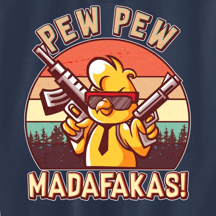 Pew Pew Madafakas Chick Chicken Kids Sweatshirt