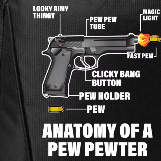 Pew Pewer Anatomy City Backpack