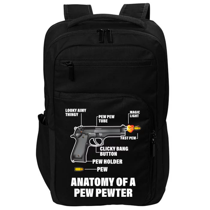 Pew Pewer Anatomy Impact Tech Backpack