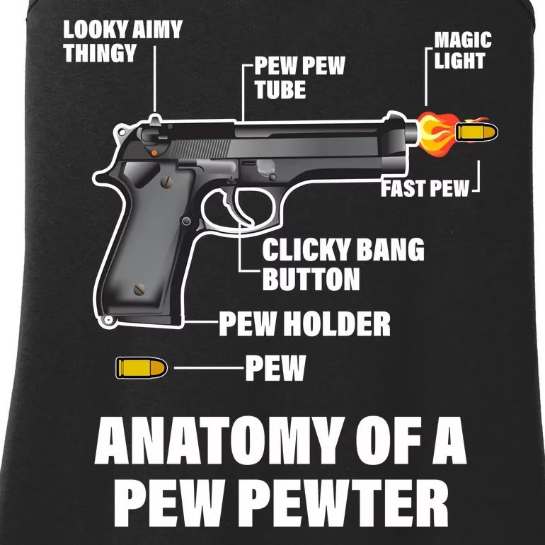 Pew Pewer Anatomy Ladies Essential Tank