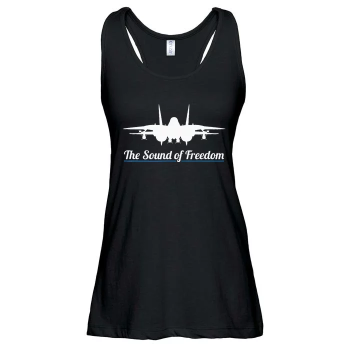 Patriotic F 14 Tomcat Fighter Jet Noise Sound Of Freedom Ladies Essential Flowy Tank