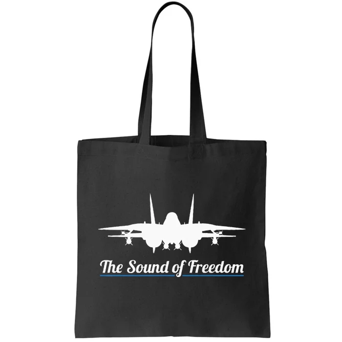 Patriotic F 14 Tomcat Fighter Jet Noise Sound Of Freedom Tote Bag