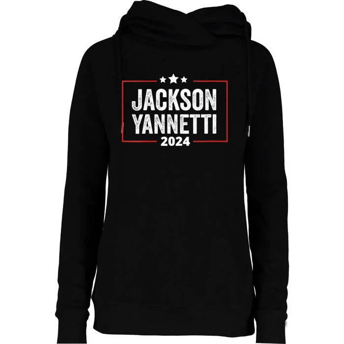 President For 2024 Sarcastic Jackson Womens Funnel Neck Pullover Hood