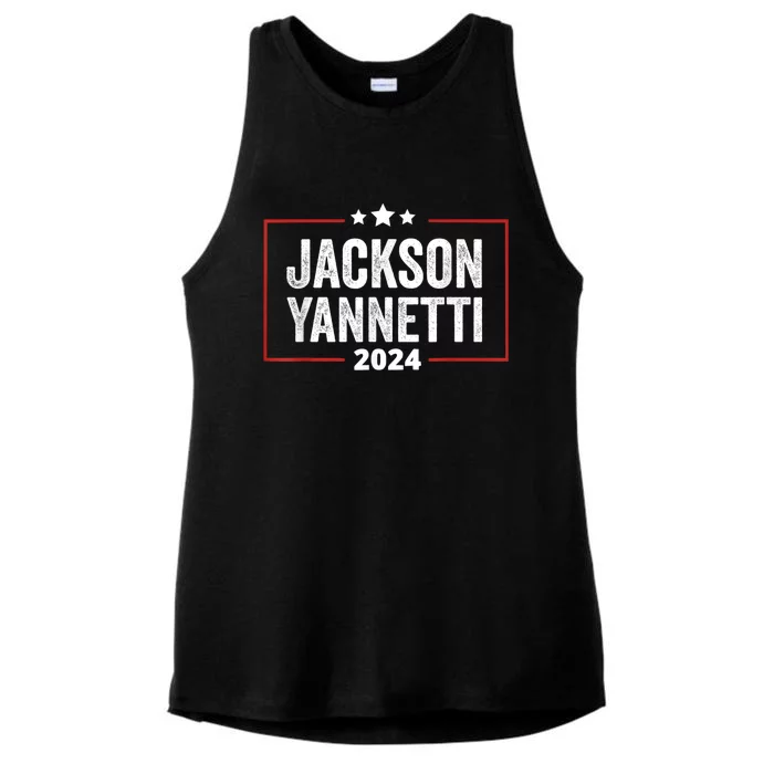 President For 2024 Sarcastic Jackson Ladies Tri-Blend Wicking Tank