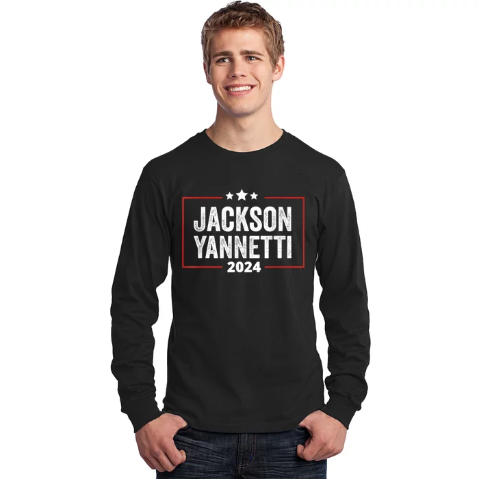 President For 2024 Sarcastic Jackson Long Sleeve Shirt