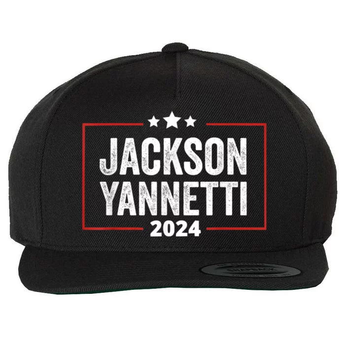 President For 2024 Sarcastic Jackson Wool Snapback Cap