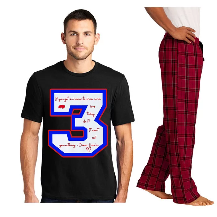 Pray For 3 Love For 3 Trending Tee Pajama Set