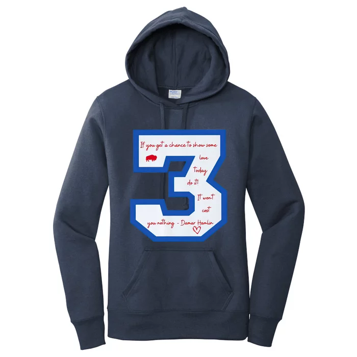 Pray For 3 Love For 3 Trending Tee Women's Pullover Hoodie