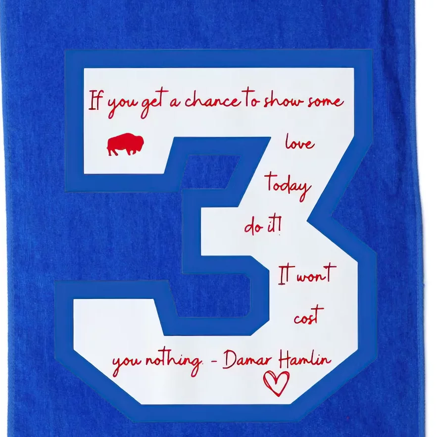 Pray For 3 Love For 3 Trending Tee Platinum Collection Golf Towel