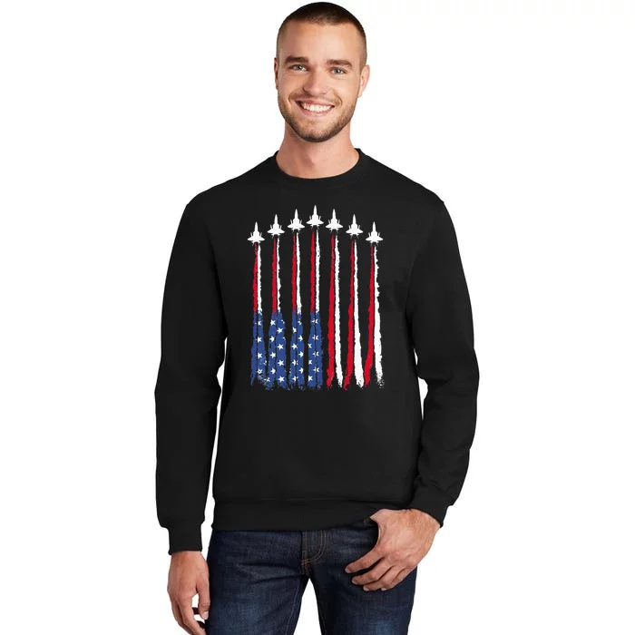 Patriotic For 4th Of July For USA Tall Sweatshirt