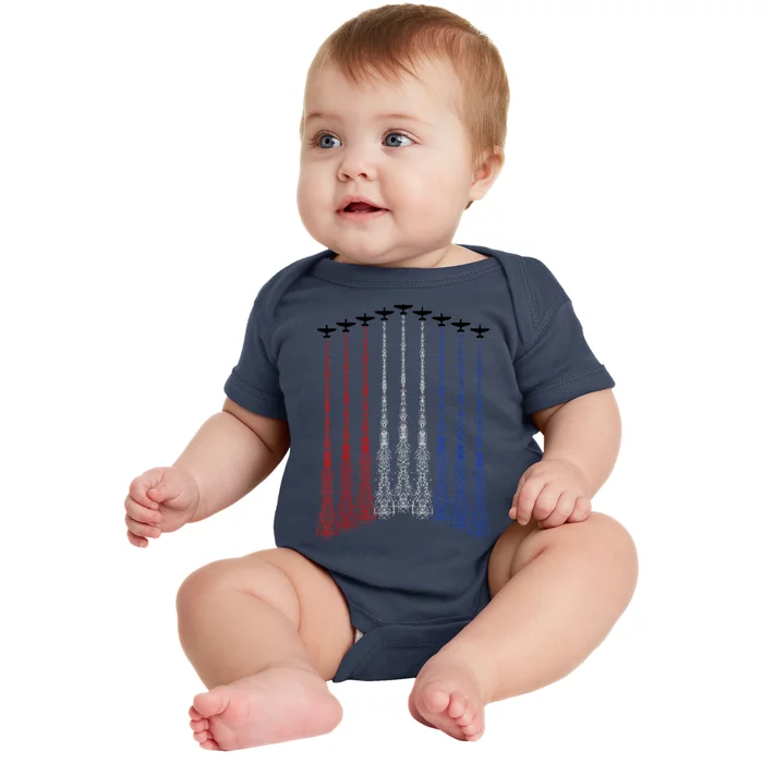 Patriotics For 4th Of Julys For USA Baby Bodysuit