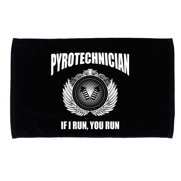 Pyrotechnician Funny 4th Of July Firework Tech Microfiber Hand Towel