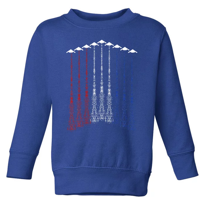 Patriotic For 4th Of July Toddler Sweatshirt