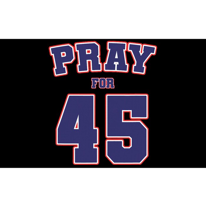 Pray For 45 President Trump 2020 Patriotic American Gift Bumper Sticker