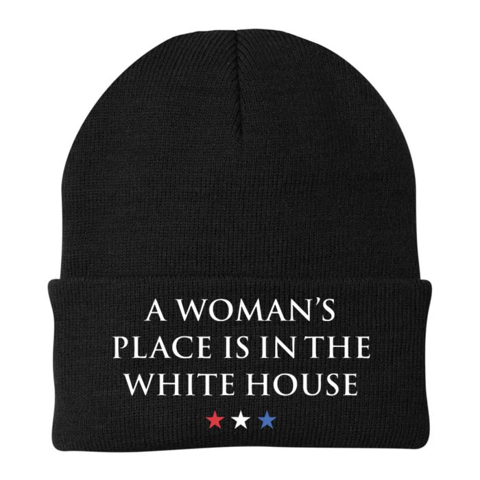 President Feminist A Womans Place Is In The White House Knit Cap Winter Beanie