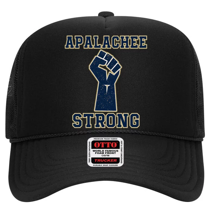 Pray For Apalachee High School Strong High Crown Mesh Trucker Hat