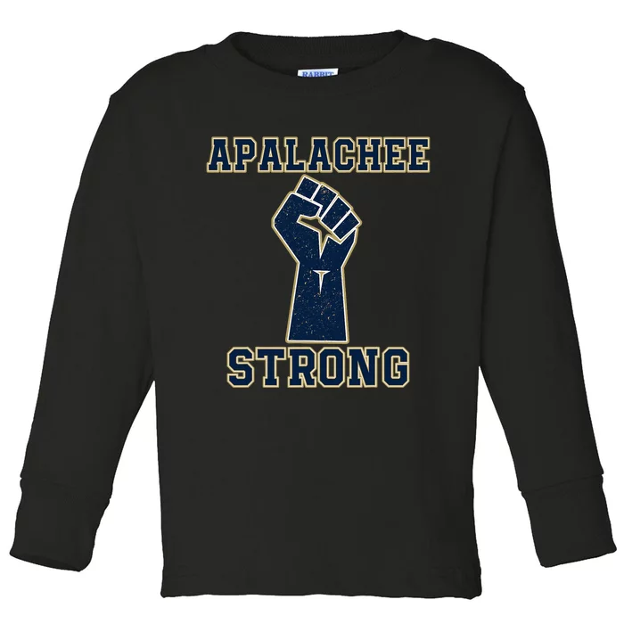 Pray For Apalachee High School Strong Toddler Long Sleeve Shirt