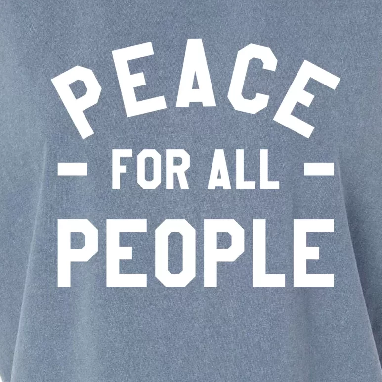 Peace For All People International World Peace Day Cute Gift Garment-Dyed Women's Muscle Tee