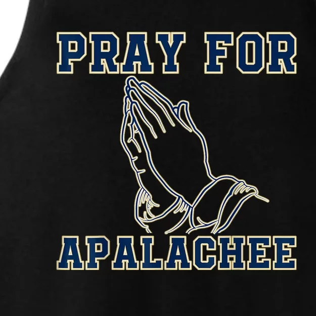 Pray For Apalachee Apalachee High School Strong Ladies Tri-Blend Wicking Tank