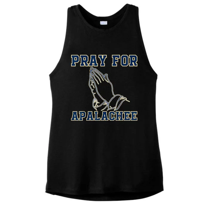 Pray For Apalachee Apalachee High School Strong Ladies Tri-Blend Wicking Tank