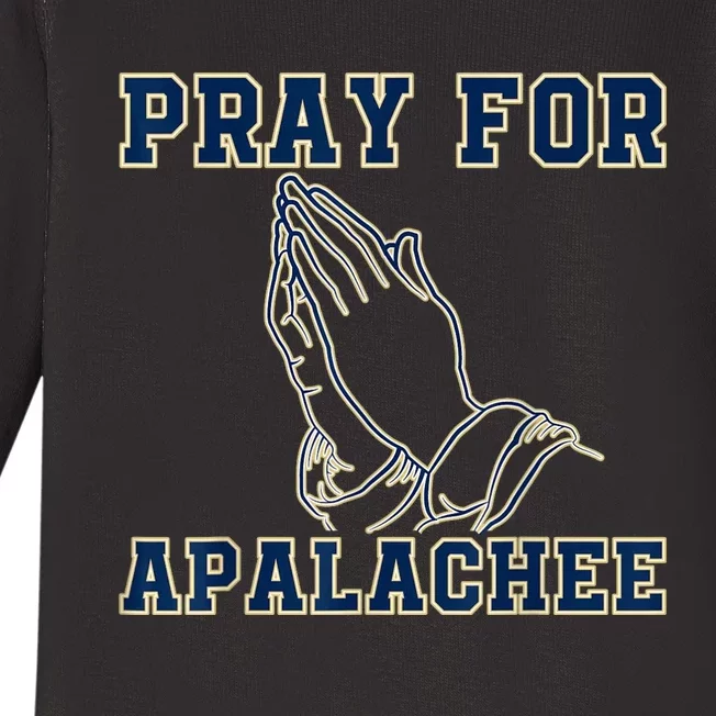 Pray For Apalachee Apalachee High School Strong Baby Long Sleeve Bodysuit