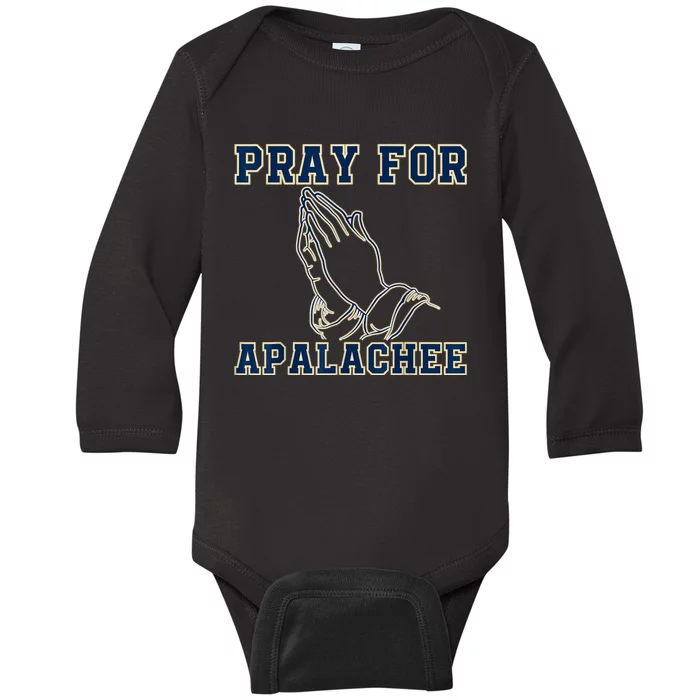 Pray For Apalachee Apalachee High School Strong Baby Long Sleeve Bodysuit