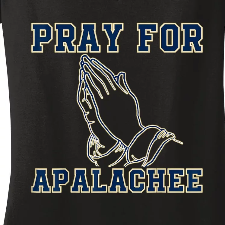 Pray For Apalachee Apalachee High School Strong Women's V-Neck T-Shirt