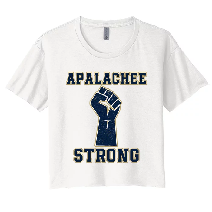 Pray For Apalachee High School Strong Women's Crop Top Tee