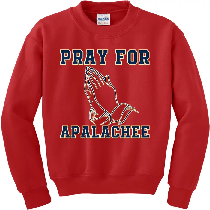 Pray For Apalachee Apalachee High School Strong Kids Sweatshirt