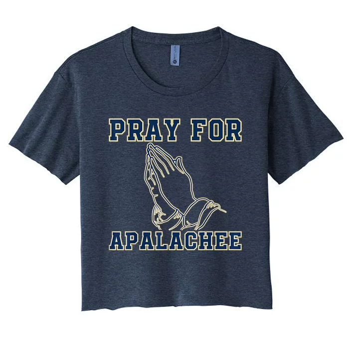 Pray For Apalachee Apalachee High School Strong Women's Crop Top Tee