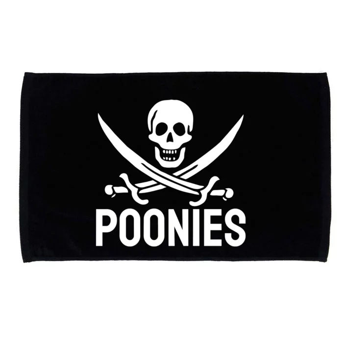 Poonies Funny Adult Humor Microfiber Hand Towel