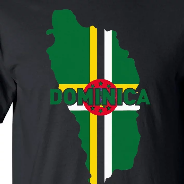 Proud Family And Patriotic Flag Of Country Dominica Tall T-Shirt