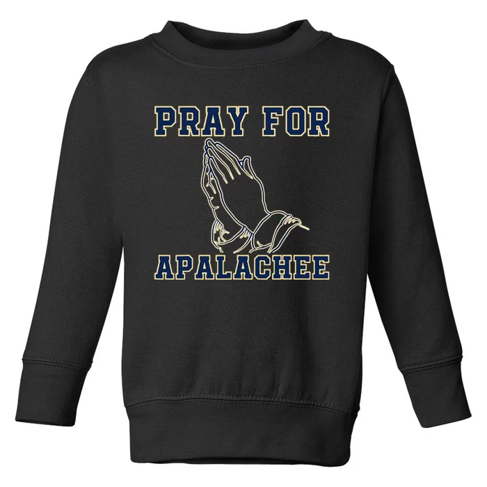 Pray For Apalachee Apalachee High School Strong Gift Toddler Sweatshirt