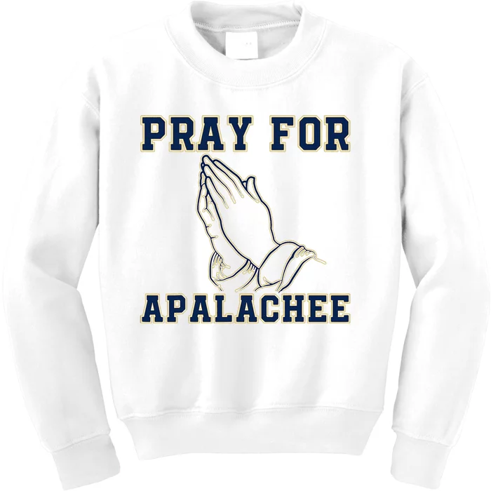 Pray For Apalachee Apalachee High School Strong Kids Sweatshirt