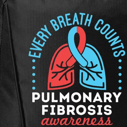 Pulmonary Fibrosis Awareness Every Breath Counts City Backpack