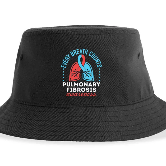 Pulmonary Fibrosis Awareness Every Breath Counts Sustainable Bucket Hat