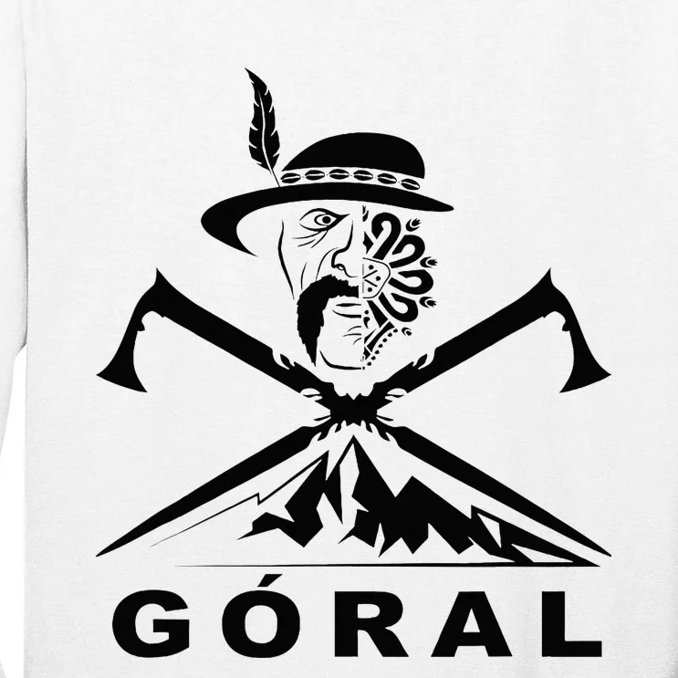 Polish Folk Art Goral Polish Highlander Polski Goral Tall Long Sleeve T-Shirt