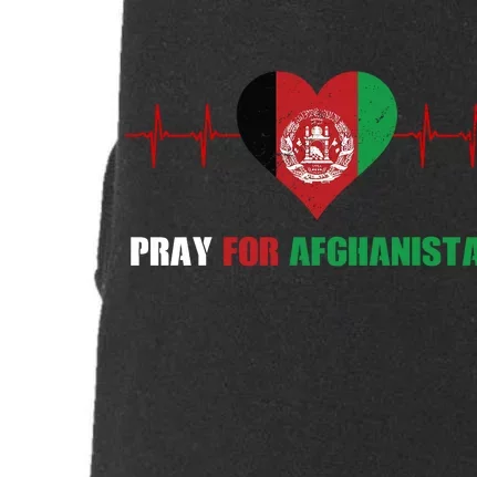 Pray For Afghanistan Doggie 3-End Fleece Hoodie