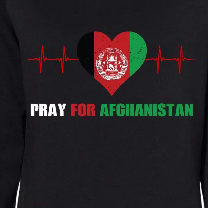 Pray For Afghanistan Womens California Wash Sweatshirt