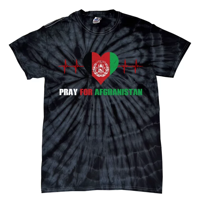 Pray For Afghanistan Tie-Dye T-Shirt