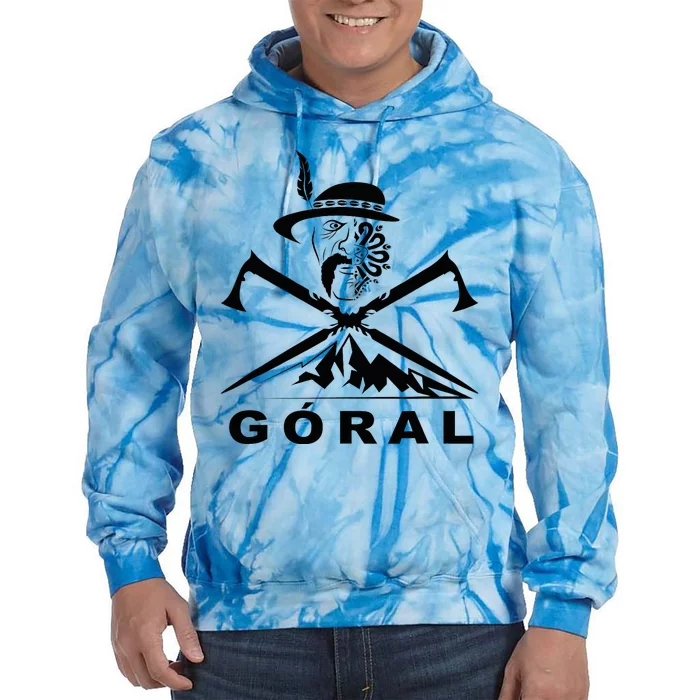 Polish Folk Art Goral Polish Highlander Polski Goral Tie Dye Hoodie