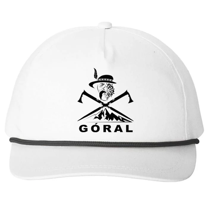 Polish Folk Art Goral Polish Highlander Polski Goral Snapback Five-Panel Rope Hat