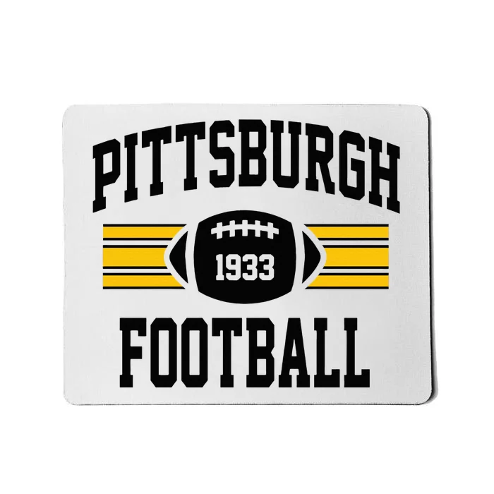 Pittsburgh Football Athletic Vintage Sports Team Fan Mousepad