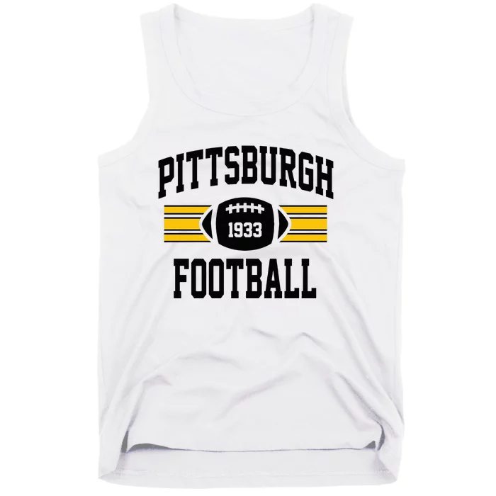 Pittsburgh Football Athletic Vintage Sports Team Fan Tank Top