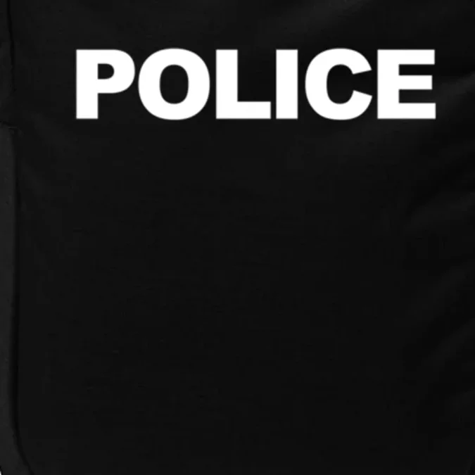 Police Front And Back Print Law Enforcet Police Gift Impact Tech Backpack