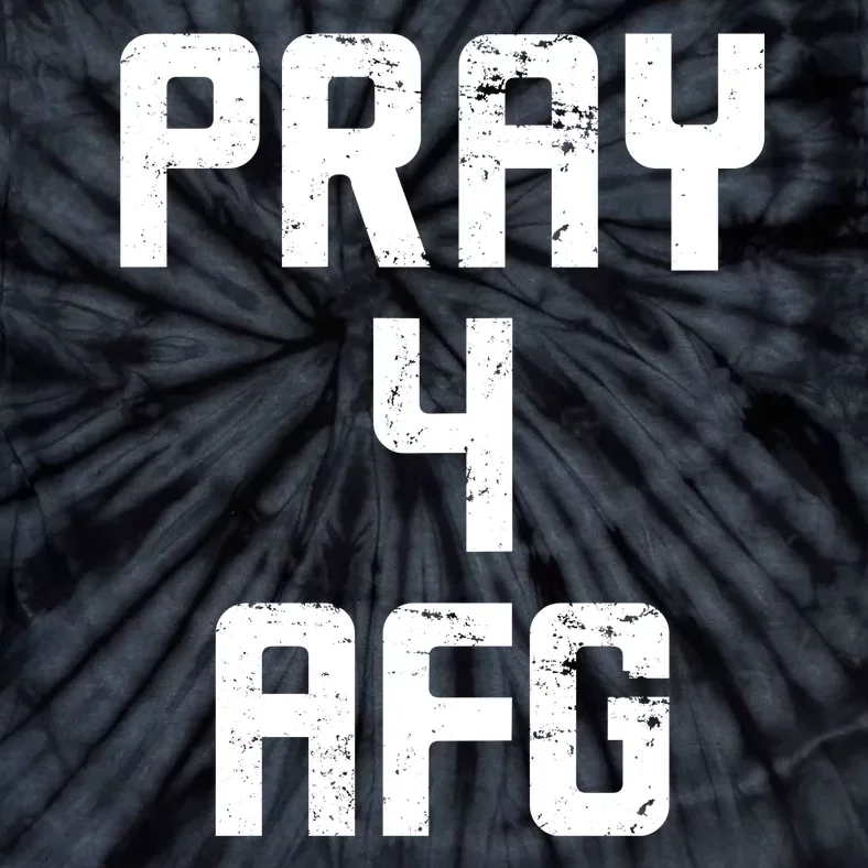 Pray For AFG Afghanistan Tie-Dye T-Shirt